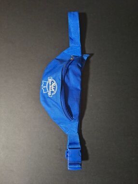 Pabst Blue Ribbon Banana Fanny Pack Blue Bag Adjustable